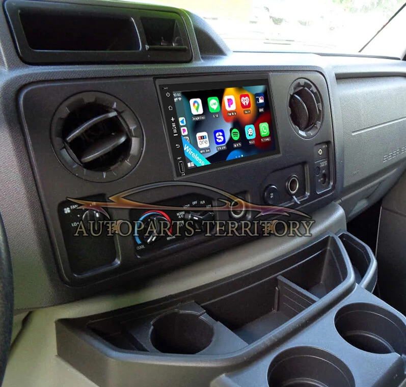 Radio de coche Android para Ford E-350 Super Ford Duty E-250 2011-2014 Carplay WIFI Foto 1 de 4