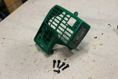 OEM Parts - REAR plastic Housing & Screws Poulan Weedeater Feather-lite Trimmer  - Image 1 of 4