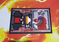 2015 Topps Museum Collection Quad Relics Patch Buccaneers Jameis Winston /99 RC