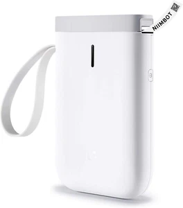 Mini-Taschen-thermo-Etikettendrucker Etikettiermaschine Aufkleberdrucker Weiß - Bild 1 von 7