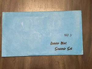 US Mint Souvenir Set 1977 D Original Envelope Sealed - Picture 1 of 2