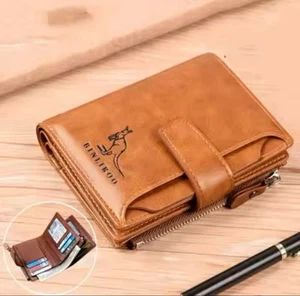 Mens Vintage Leather Wallet (Brand New) - Picture 1 of 3