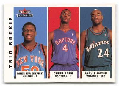 2003-04 Fleer Tradition #292 Mike Sweetney / Chris Bosh / Jarvis Hayes Foto 1 de 2