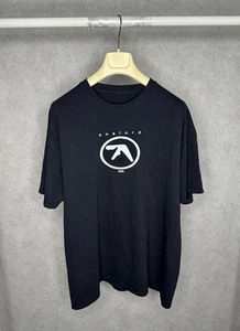 Aphex Twin Analord Promo Tee 2005 Rare Vintage Techno Rave Band Sz L-XL - Picture 1 of 3
