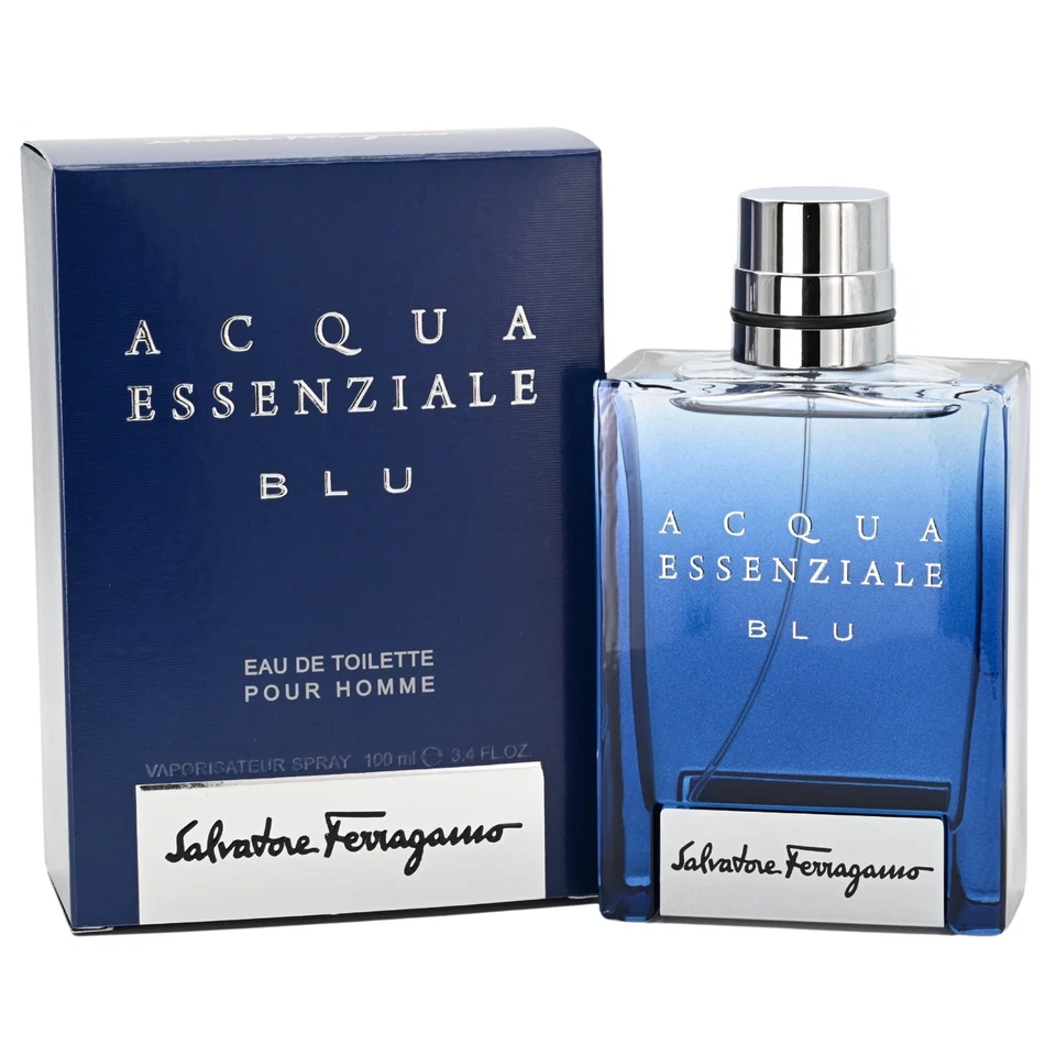 ACQUA ESSENZIALE BLU por Salvatore Ferragamo para hombres EDT 3,3/3,4 oz nuevo en caja Foto 1 de 4