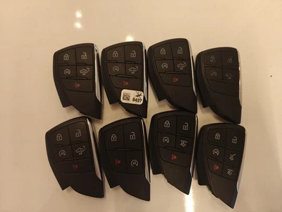 Lot of 8 OEM Chevrolet Smart Key fob used - Image 1 of 2