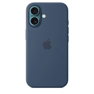 Apple Custodia MagSafe in silicone per iPhone 16 - Denim - Photo 1 sur 5