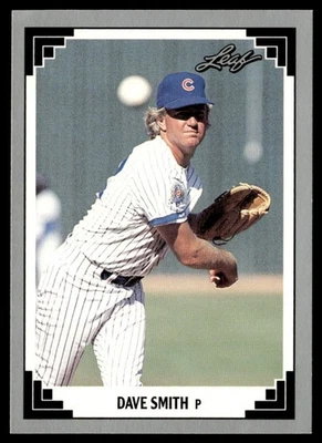 1991 Leaf Dave Smith Chicago Cubs #456 - Image 1 of 2