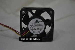 For Delta AFB0512HD Fan 12V 0.15A 50*50*20mm 3pin - Afbeelding 1 van 1