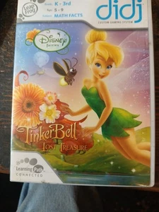 Leap Frog Didj Game Cartridge Disney TinkerBell Lost Treasure Math K-3rd Gr - Picture 1 of 4