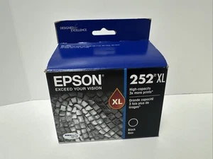 Original Epson 252XL High Capacity Tintenpatrone Schwarz T252XL120-S 03/2027 NEU - Bild 1 von 8