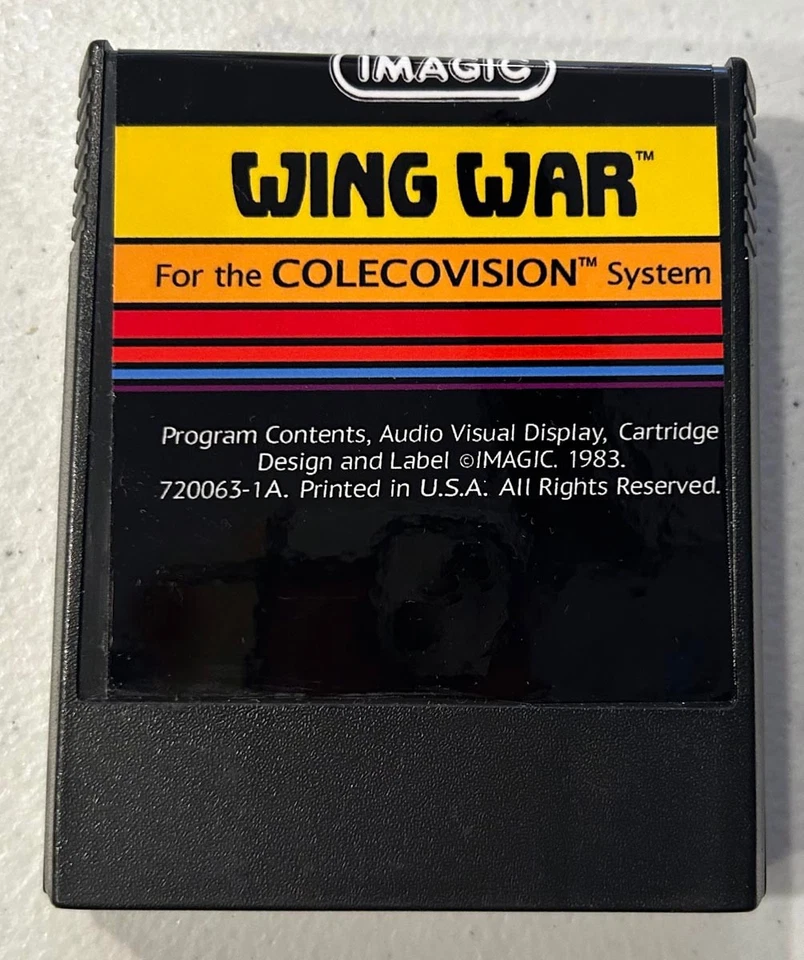 Wing War game cartridge for ColecoVision Coleco Vision CLEAN & TESTED - Image 1 of 1