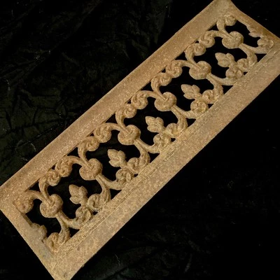 De colección Antigua Arquitectónica Salvamento Hierro Fundido Chimenea Verano Cubierta Ventilación Rejilla 20 Foto 1 de 4