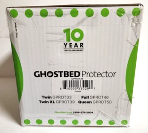 Ghostbed Mattress Protector Twin Cover Cotton Blend Water Resistant GPROT33 New - Picture 1 of 5