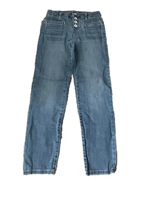 Girl's The Children's Place Mide Rise, Slim Fit, Button Fly Jeans Size 10 R NWT - Picture 1 of 3