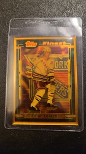 1994 95 Topps Finest Bronze #14 Brian Leetch New York Rangers