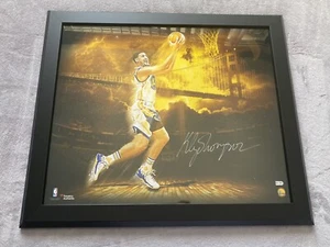 Klay Thompson Autographed Signed Warriors 16x20 Photo Framed Fanatics COA - Picture 1 of 4