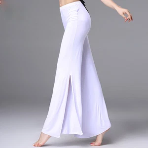 Mujeres Modales Pantalones de Danza Pantalones Salón de Baile Prendas de Baile Latino Práctica Nuevo - Imagen 1 de 12
