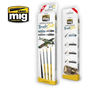 Ammo Chipping and Detailing Brush Set, #AMIG7603 - Picture 1 of 1