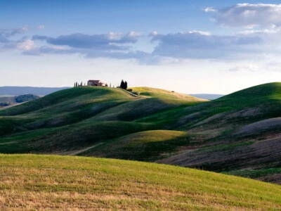 V5558 Hills Sky Village Stunning Beautiful Nature Decor WALL POSTER PRINT UK - Изображение 1 из 4