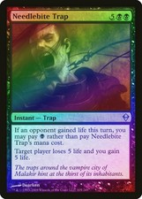Needlebite Trap FOIL Zendikar PLD Black Uncommon MAGIC MTG CARD ABUGames