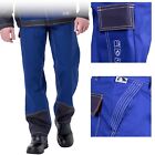 Spodnie spawalnicze Spodnie robocze Spodnie spawalnicze Odzież spawacza rozm. 46 - 62 Niebieskie