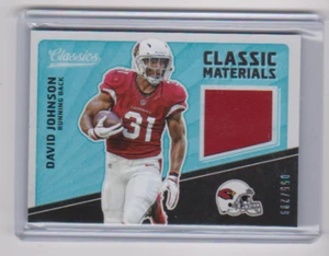 Camiseta Panini Classics Materials 2017 David Johnson/299 Arizona Cardinals Markl - Imagen 1 de 1