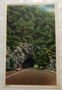 Tunnel sullo skyline Dr. Shenandoah National Park, Virginia. Cartolina (D3) - Foto 1 di 2