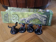 4x Krugg Trough Set Mage Knight Miniature Tabletop Heroclix MONSTER ORC GIANT TROLL