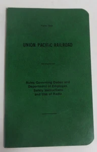 Union Pacific Railroad rules governing duties employees radio safety 1974 - Picture 1 of 1