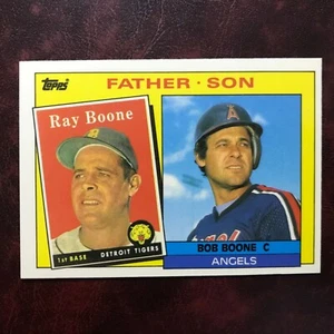 1985 Topps TIFFANY Set BOB & RAY BOONE FATHER SON #133 - NM/MINT+ *HIGH GRADE* - Picture 1 of 2