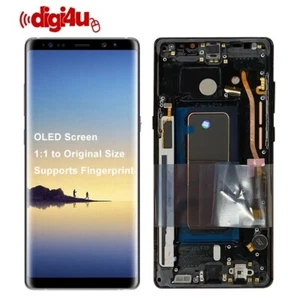 Genuine Samsung Galaxy Note8 SM-N950F/FD OLED LCD Screen Replacement with Frame - Picture 1 of 6