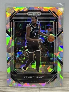 2022-23 Panini Prizm Kevin Durant Silver Cracked Ice Prizm #10 Brooklyn Nets - Picture 1 of 2