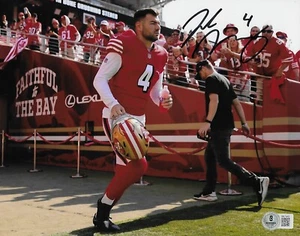 JAKE MOODY Signed Autographed 8x10 Photo Beckett BAS COA San Francisco 49ers - Picture 1 of 1