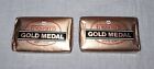VINTAGE GOLD MEDAL BEAUTY BAR SOAP BY EDENFIELD 3 OZ BARS MILO COSMETICS NOS