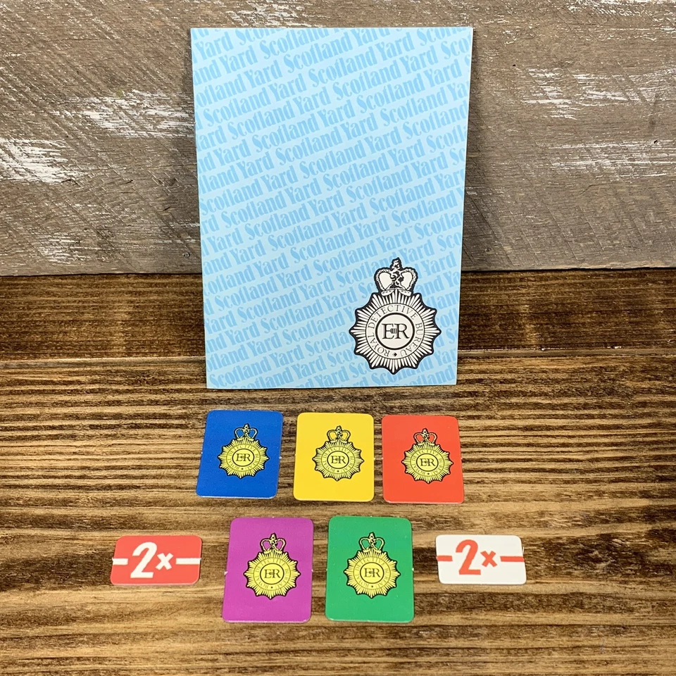 Scotland Yard Instrucciones y Set Completo Royal Detective y Fichas de Doble Movimiento Foto 1 de 1