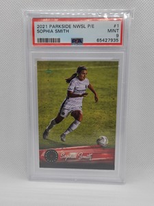 2021 Parkside Premiere Edition NWSL Sophia Smith psa 9 RC #1