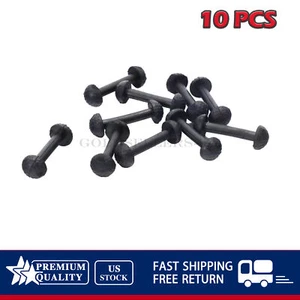10PCS Fits Motu Leg Band Replacement Connectors For Vintage Figures Black Rubber - Picture 1 of 10