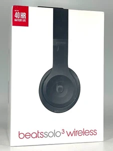 Beats by Dr. Dre Solo3 Wireless On the Ear Headphones - Matte Black - Sealed - Picture 1 of 2