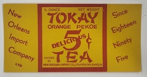 LABEL New Orleans Louisiana Tokay Tea - Picture 1 of 2