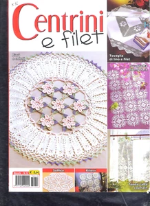 Rivista, centrini e filet, x12, - Foto 1 di 1
