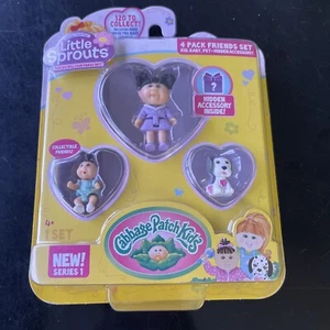 Cabbage Patch Kids Little Sprouts 4 Pack Friends Set Series 1, - Picture 1 of 8