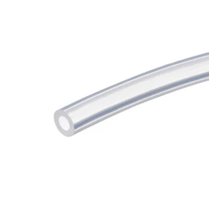 Silicone Tubing 4mm ID X 8mm OD 3.28ft Flexible Silicon Rubber Tube Clear - Picture 1 of 3