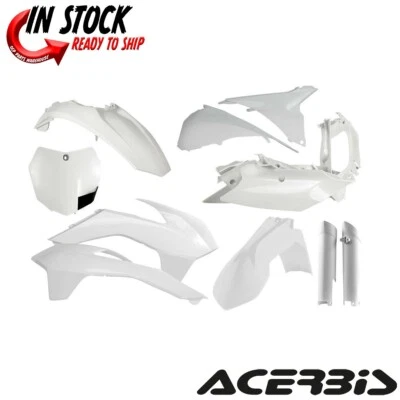 Acerbis Kit Plástico Completo 2314330002 Blanco KTM 150 250 350 450 2013-2014 NUEVO Foto 1 de 3