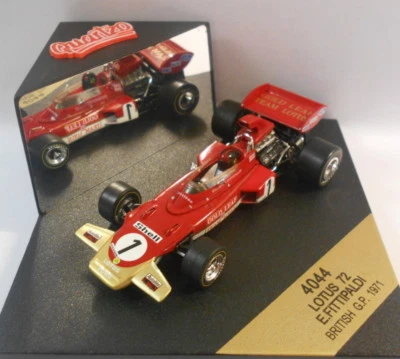 Quartzo 1/43 Scale - Q4044 LOTUS 72 E.FITTIPALDI BRITISH GP 1971 - Image 1 of 3