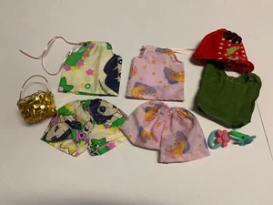 Fits 14.5" Wellie Wishers Doll Girl CLothes Lot Top Shorts Basket 9pcs - Picture 1 of 8