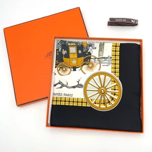 Auténtica bufanda Hermes Carré 90 Bull & Mouth Regents Circus Piccadilly con B BA050101 - Imagen 1 de 18
