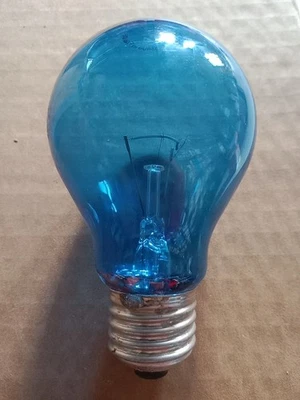 Osram LOTTO 5 PZ Lampadina Classica  E27 BLU 220/230 V 100 W - Immagine 1 di 3