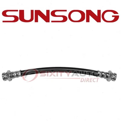 Sunsong Rear Center Brake Hydraulic Hose for 1986-1987 Mazda B2000 - Hoses wo — 第 1/4 张图片