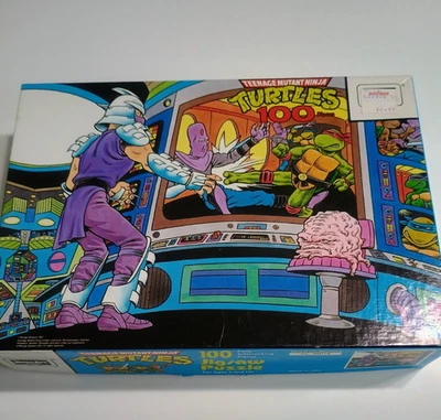 Rose Art 1987 Teenage Mutant Ninja Turtles TMNT 100-Piece Jigsaw Puzzle Complete - Image 1 of 2